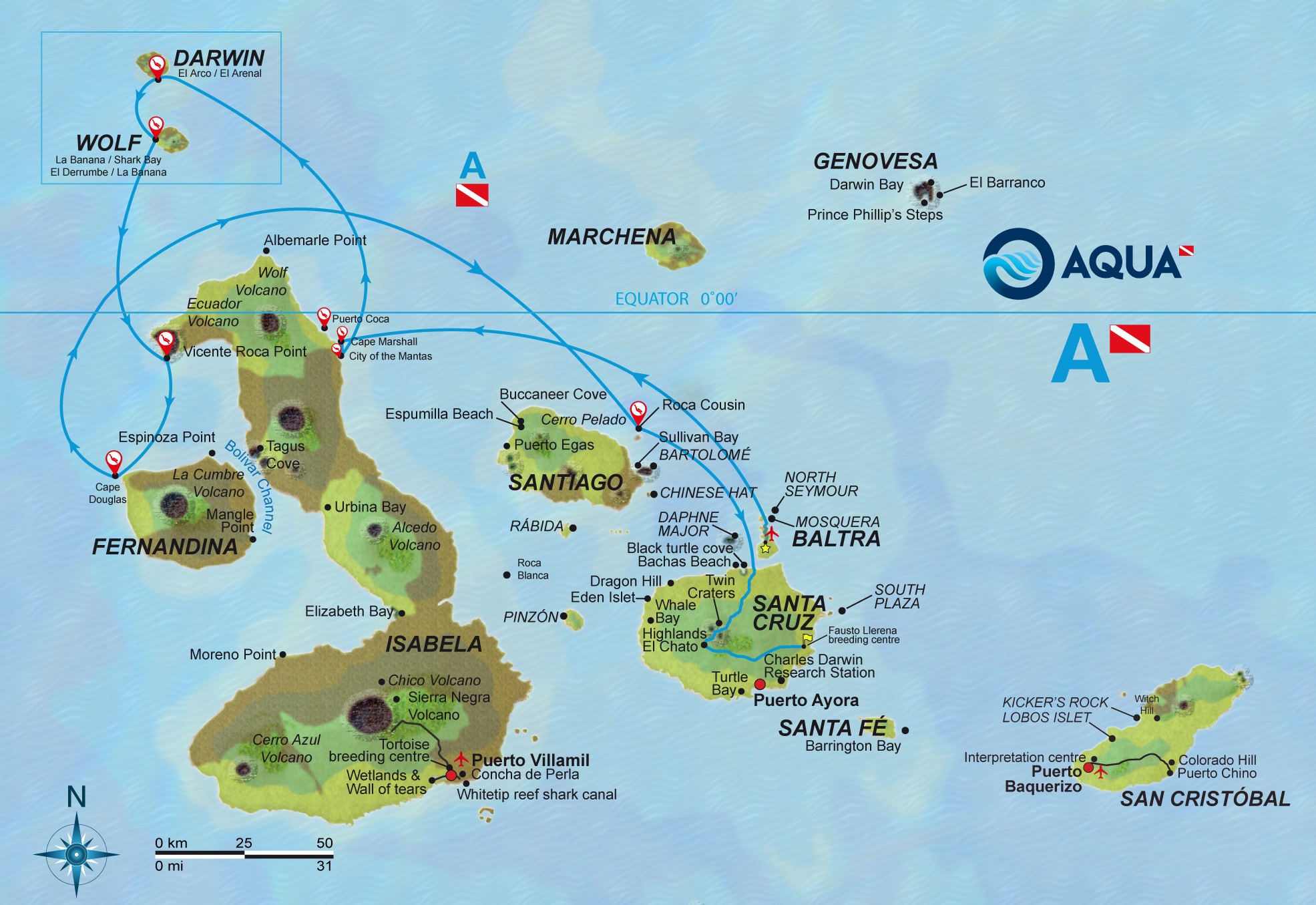 Aqua-yacht- Galapagos-Islands liveaboards-diving-adventure